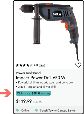 Multiple prices in product listings
